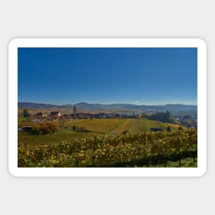 Burkheim, Kaiserstuhl - yet another view of the castle Sticker